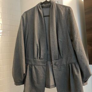 Zara, blazer, grey, size XS, great condition, only worn a couple times